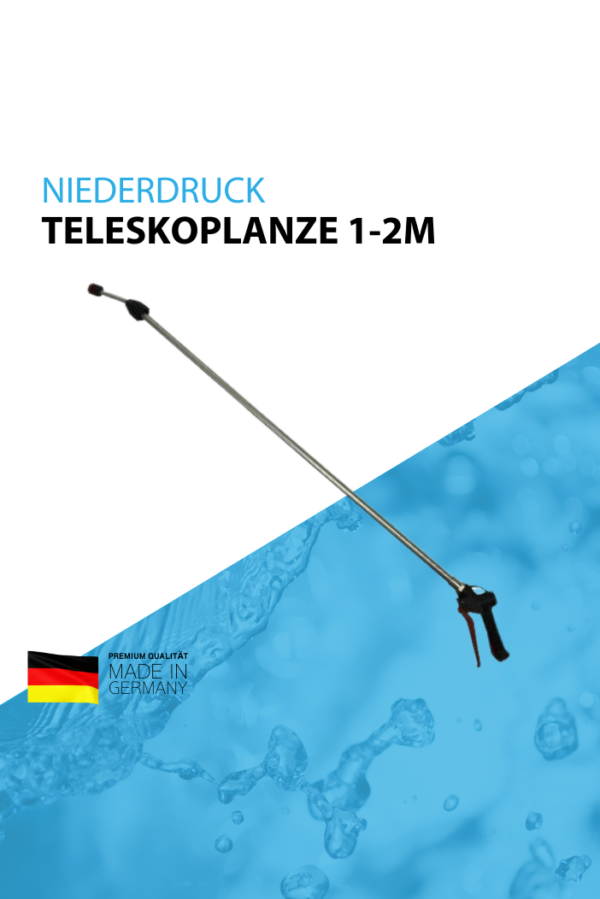 Niederdruck Teleskoplanze 1-2m