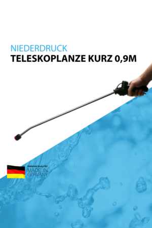 Niederdruck Teleskoplanze kurz 0,9m