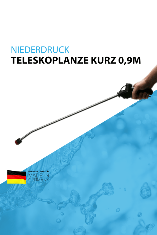 Niederdruck Teleskoplanze kurz 0,9m
