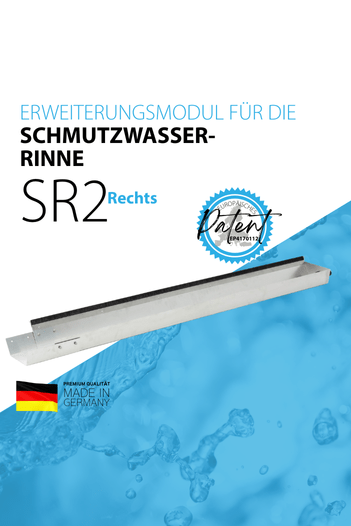 Schmutzwasserrinne SR2 rechts