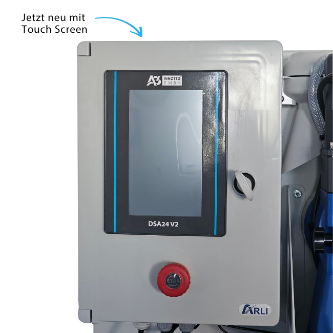 Dosieranlage zum Aufbringen von Reinigungs- und Schutzprodukten DSA24 V2 TouchScreen