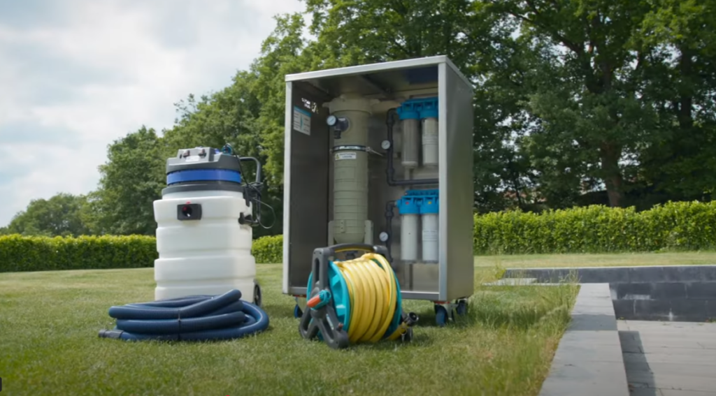 Schmutzwassertechnik Fassadenreinigung