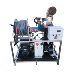 Power Unit, autark Fassaden reinigen, Unkrautentfernung