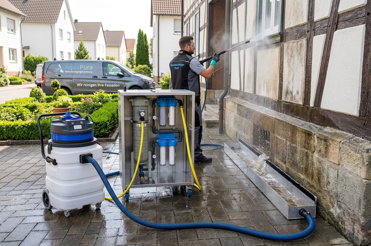 Mobile Schmutzwasseraufbereitungsanlage WaterCircle im Einsatz